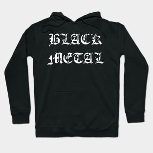 Black Metal Hoodie